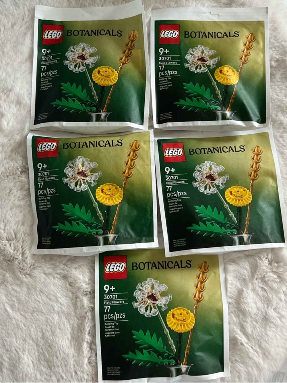 Lego Botanicals Field Flowers Pack Bundle